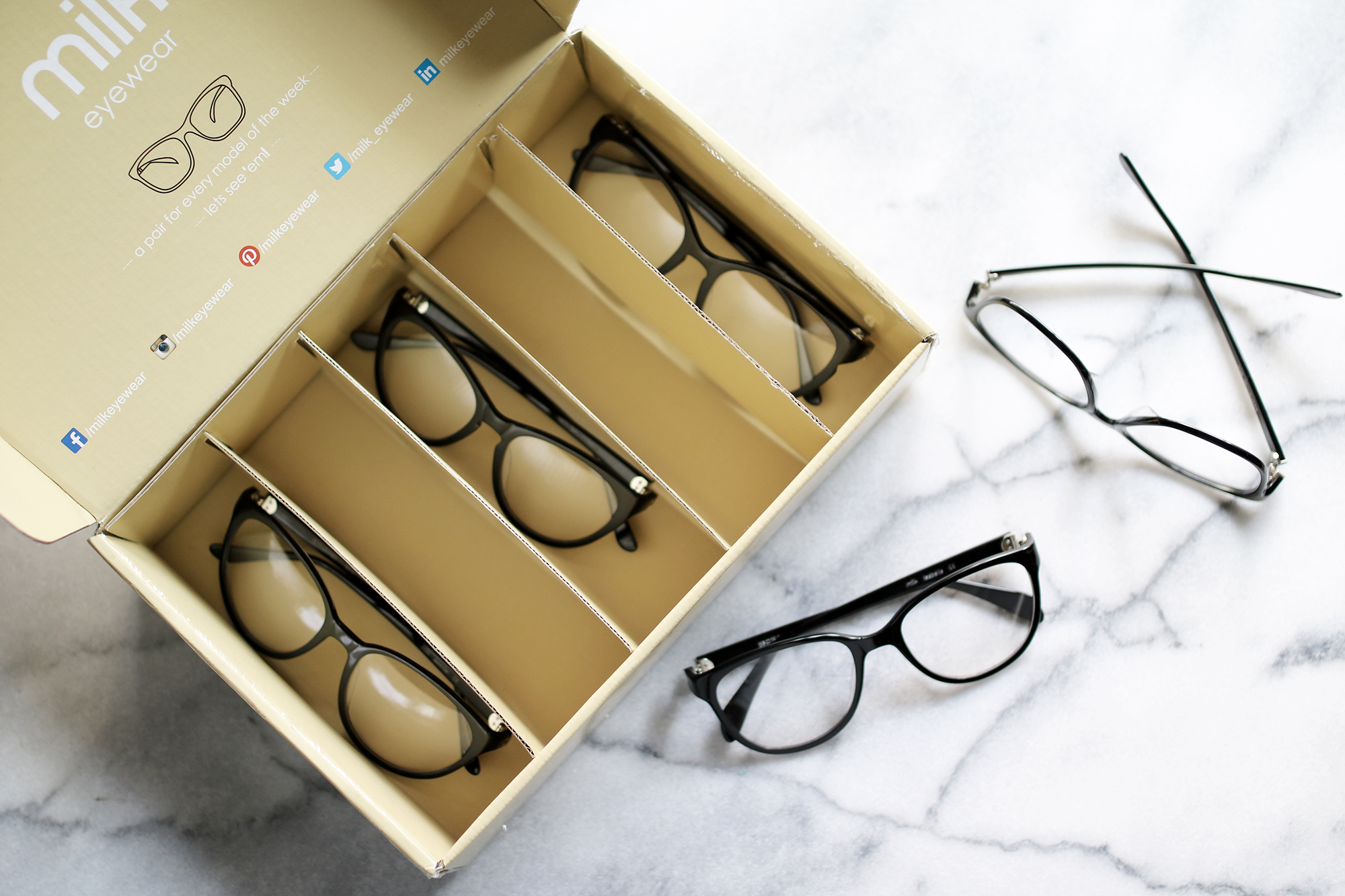 At home sales eyeglass try on