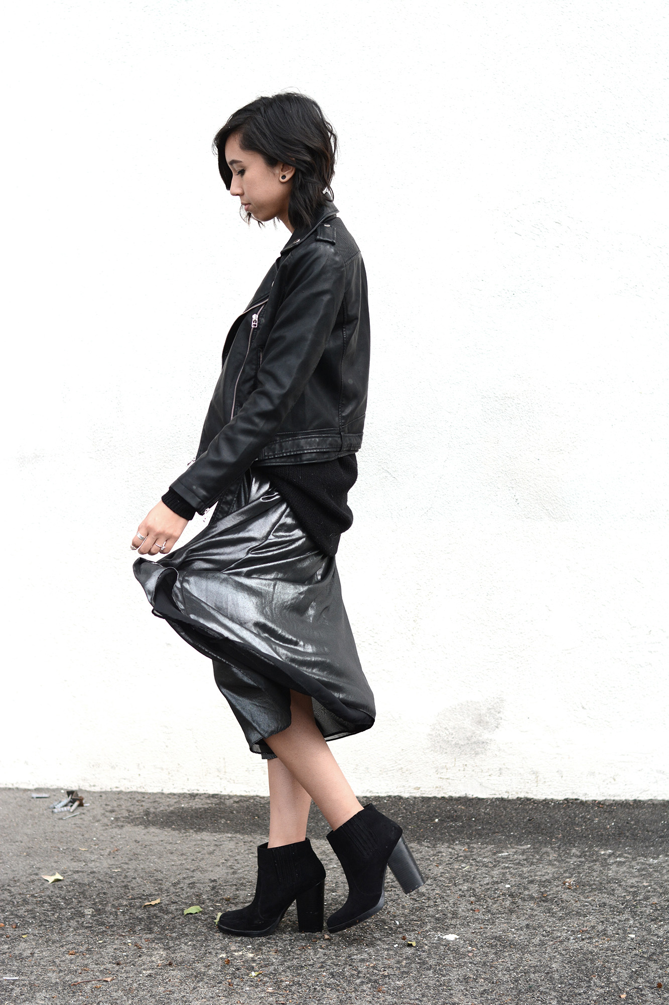 Metallic midi skirt zara hot sale