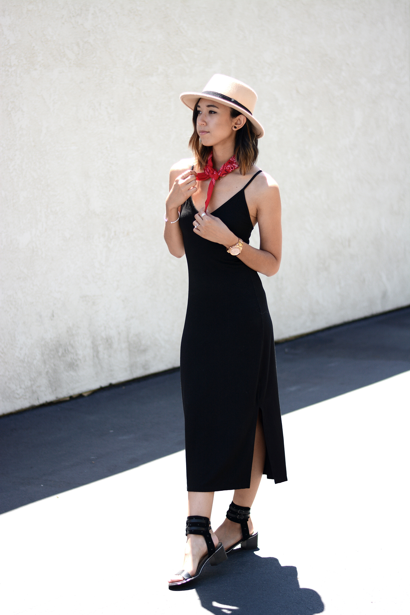 Styling a Black Midi Dress