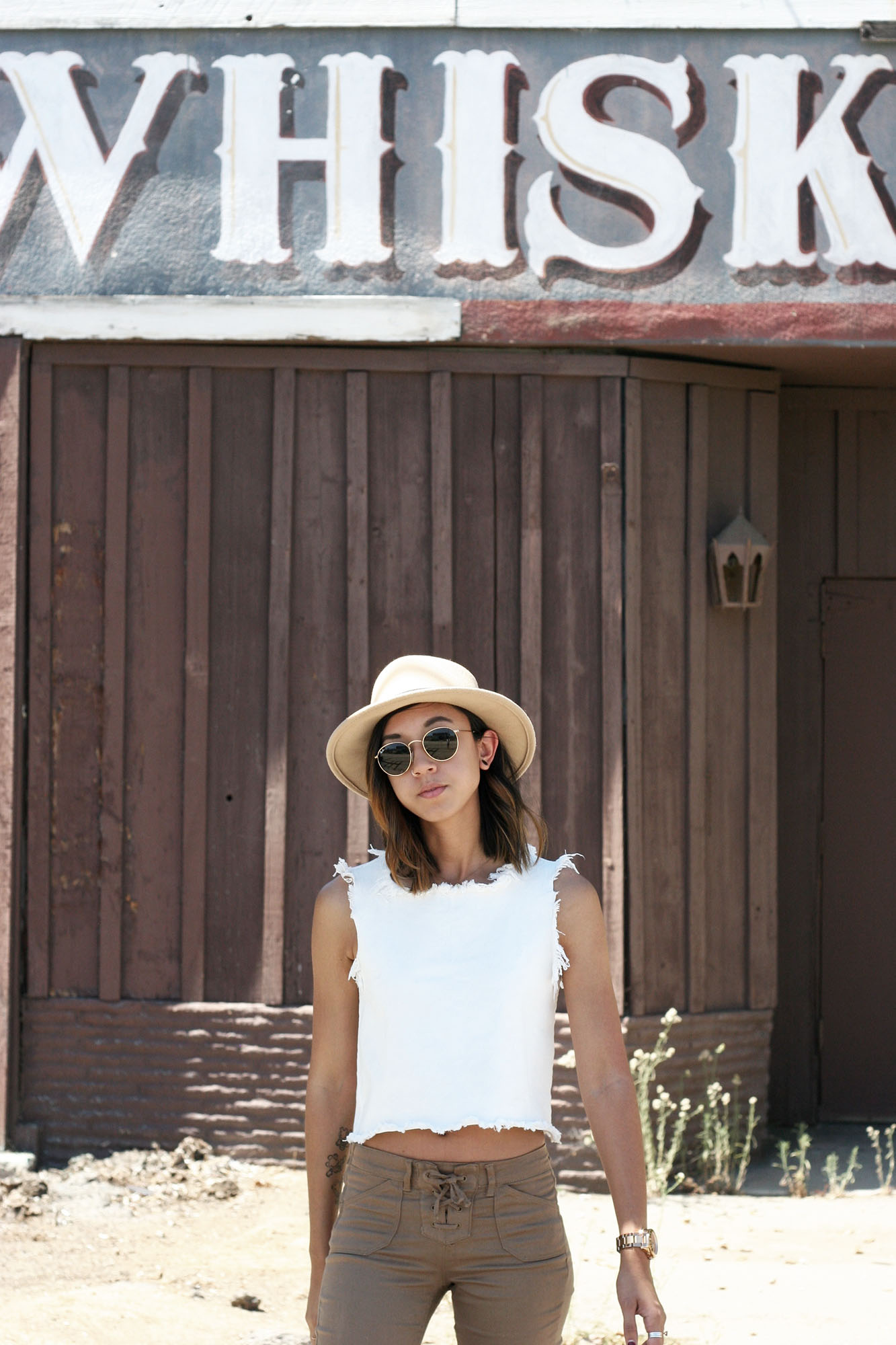 Boohoo Frayed Denim Top4