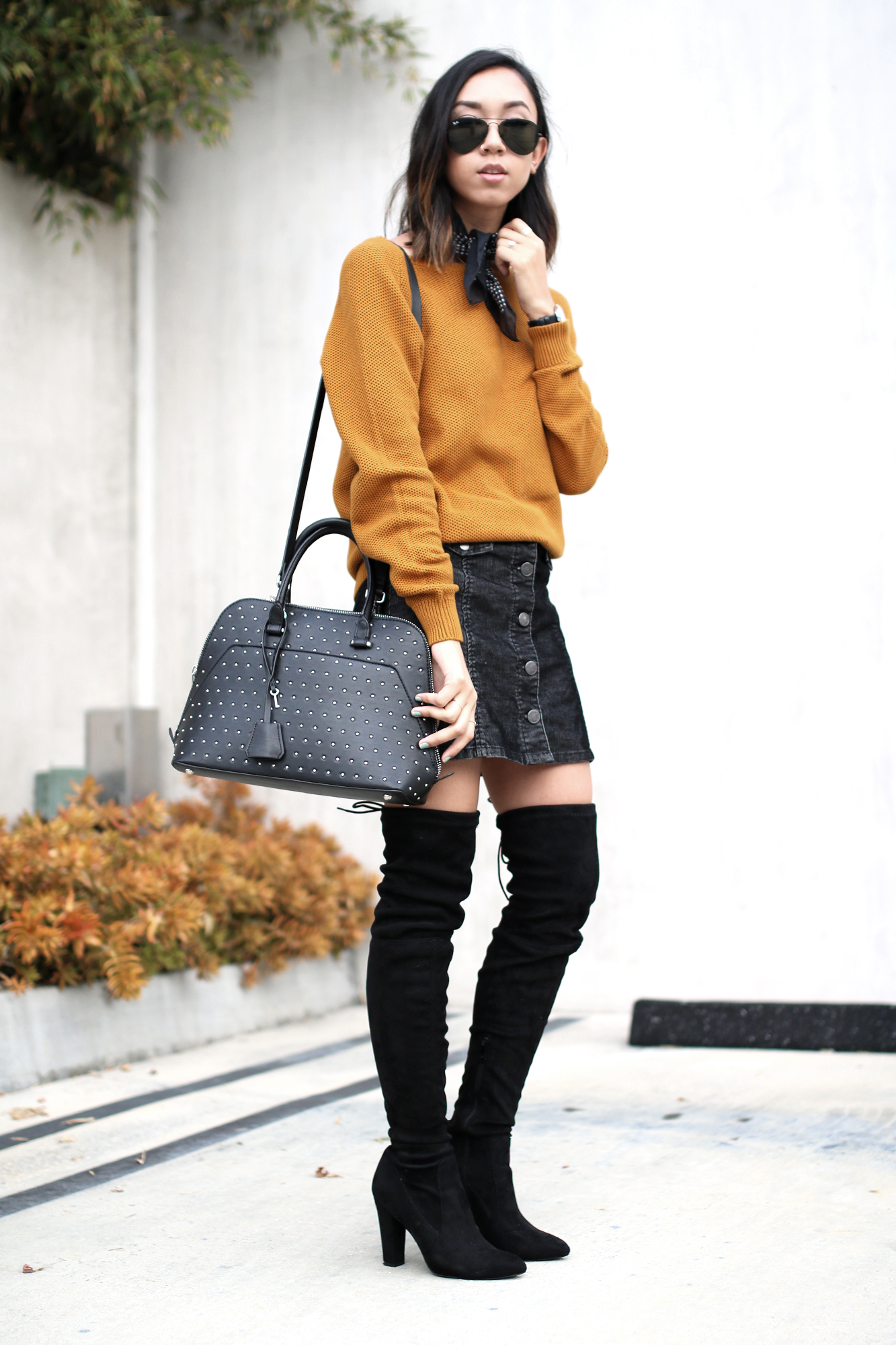 COS_Mustard_Sweater_Studded_ZaraBag