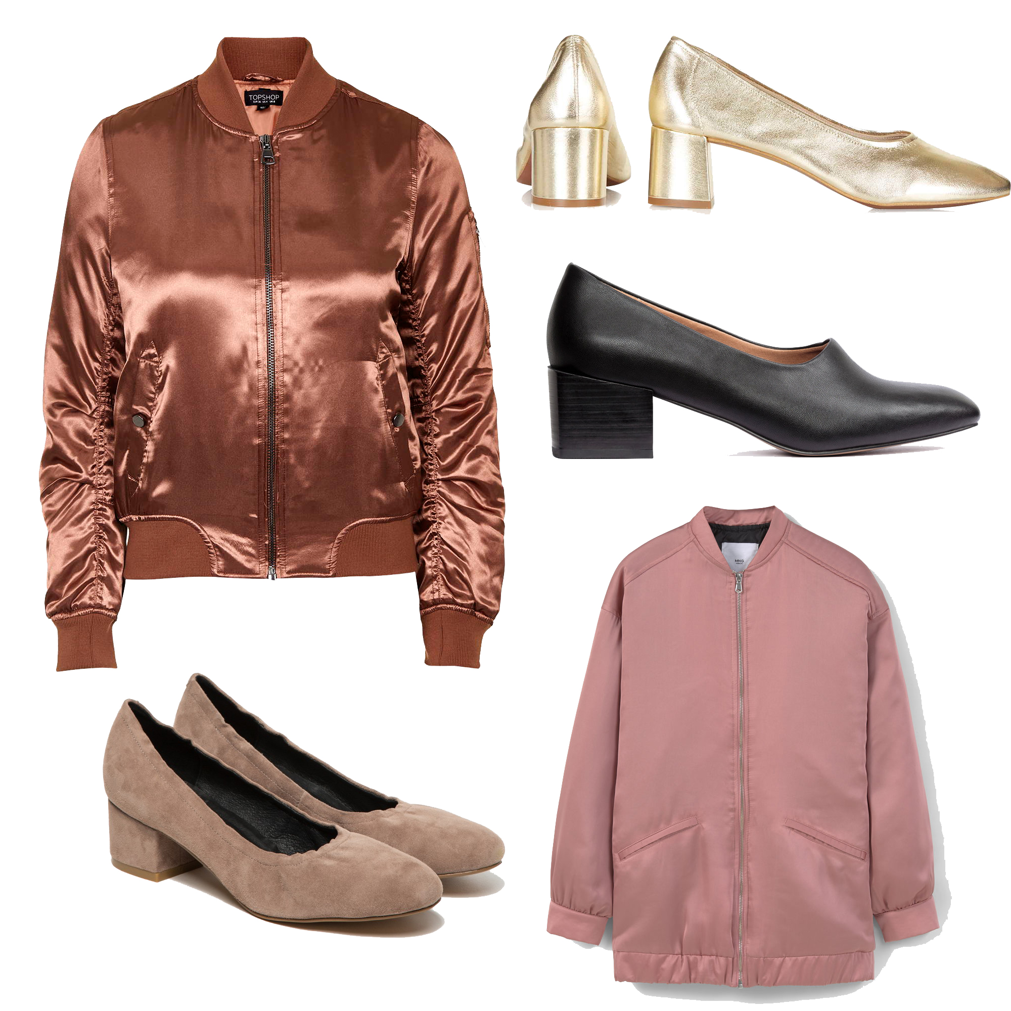 Bomber&BlockHeels