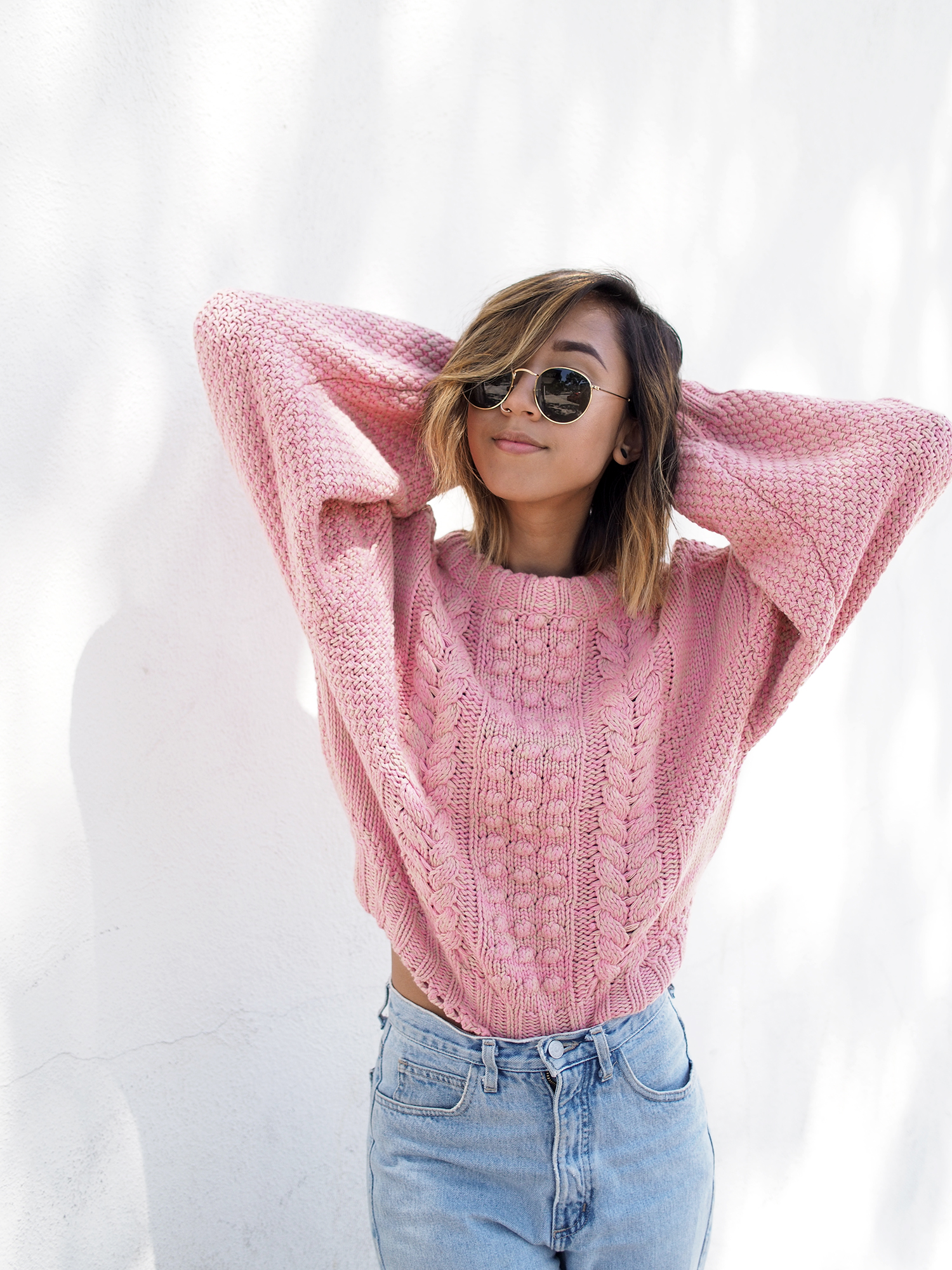 Kordy Chunky Knit in Pink