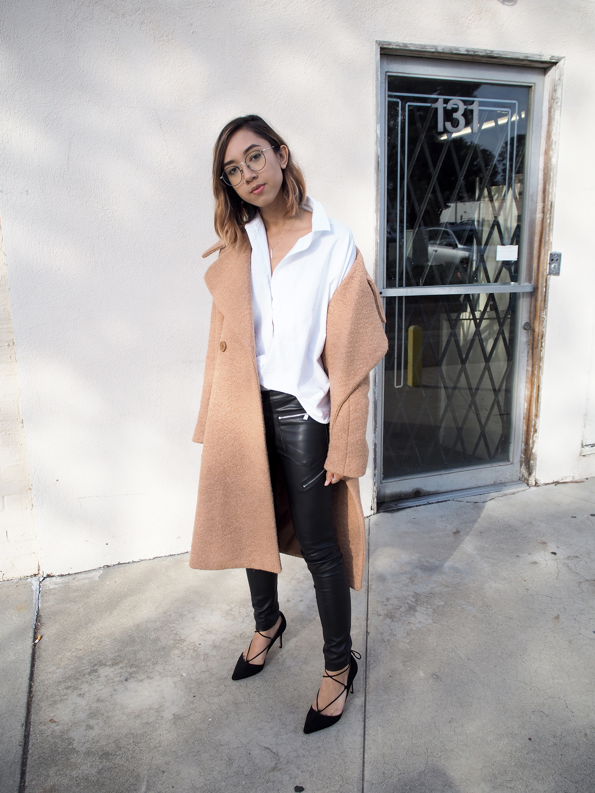 Oversized Camel Coat