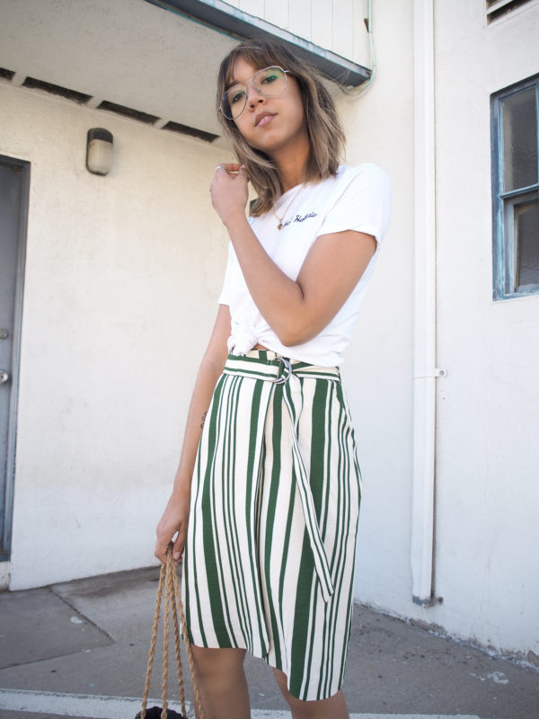 Veda Wrap Skirt Green