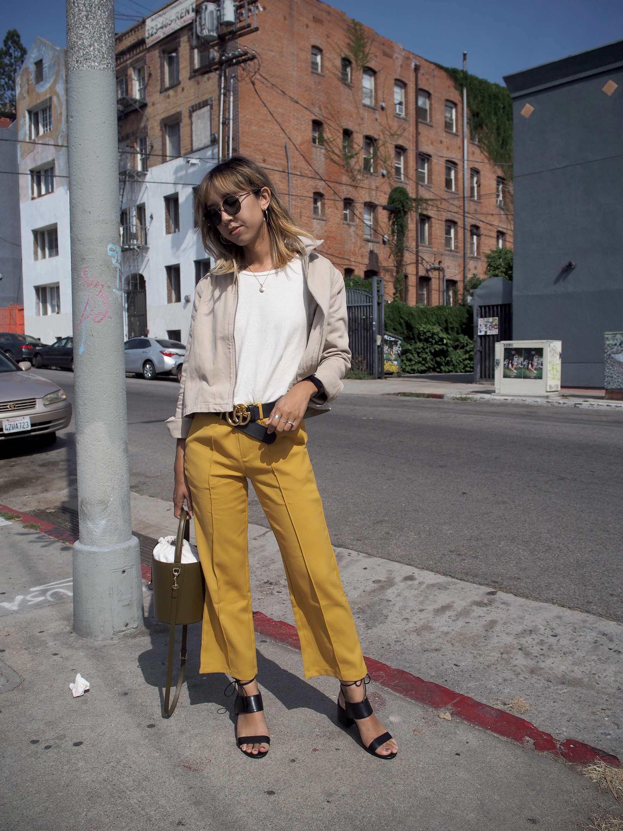 Yellow Statement Trouser