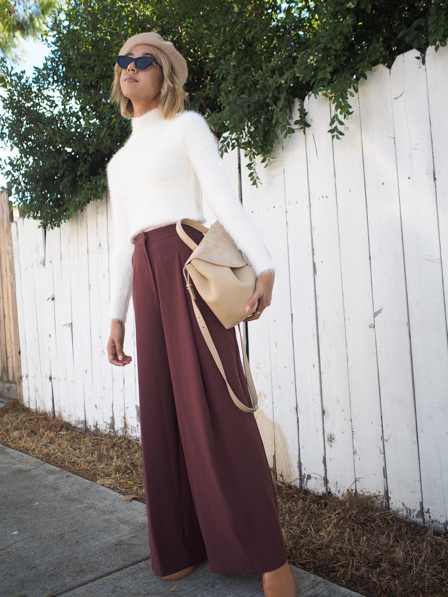 Wide Leg Trousers & Berets