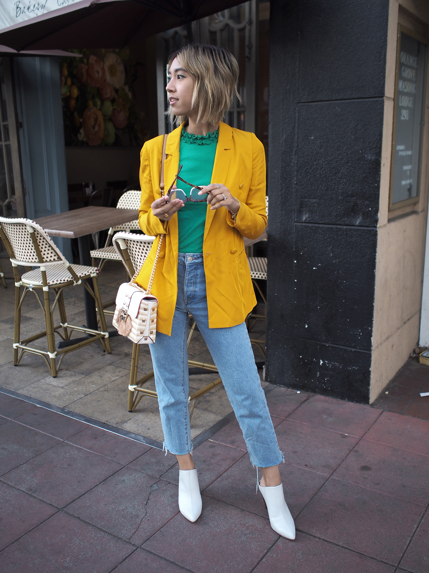 Yellow Blazer for Spring