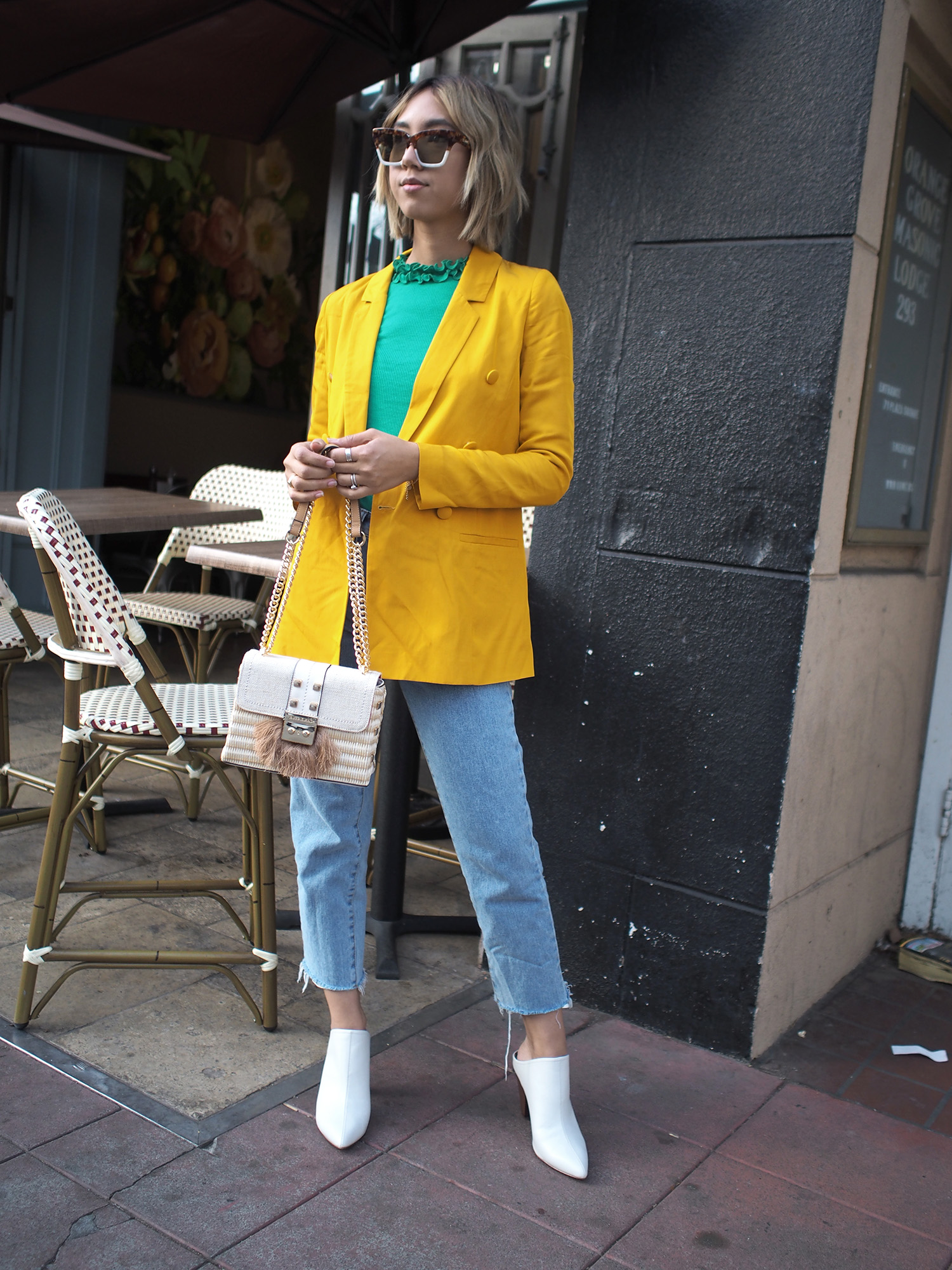 Yellow Blazer for Spring