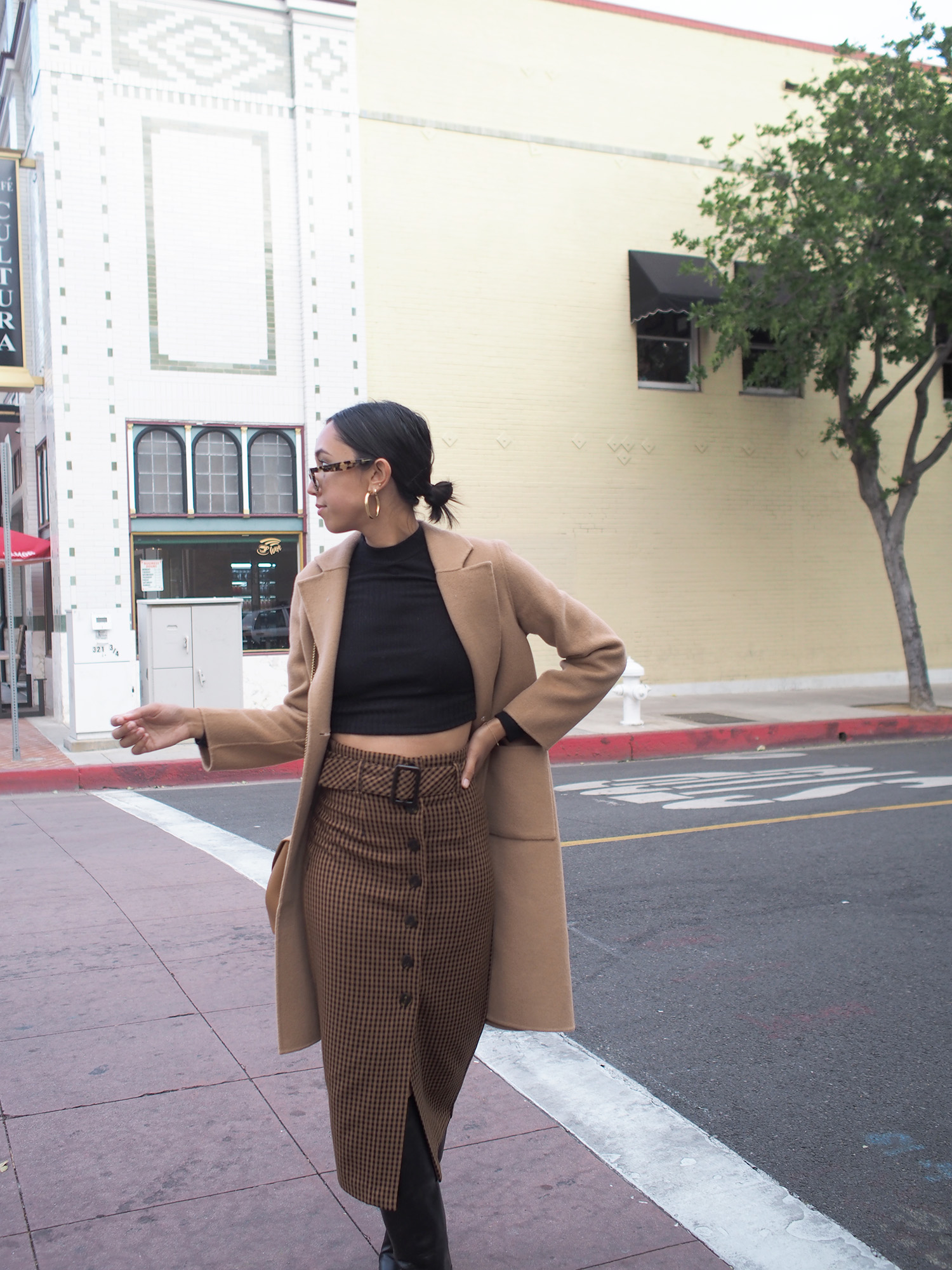 Petite Studio Camel Coat