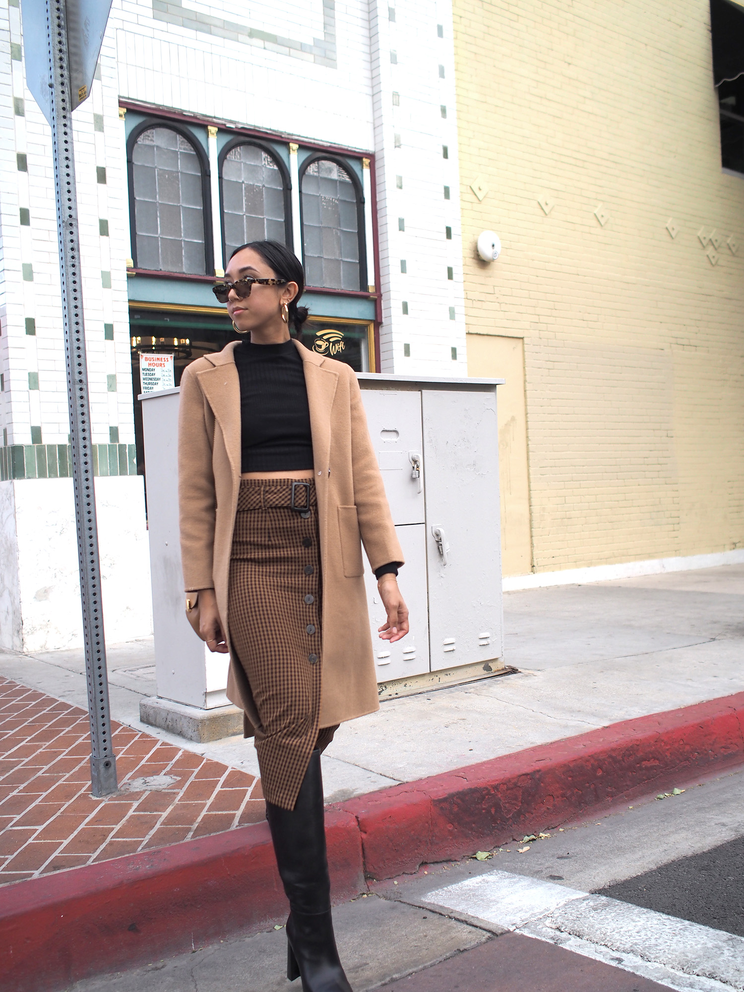 Petite Studio Camel Coat